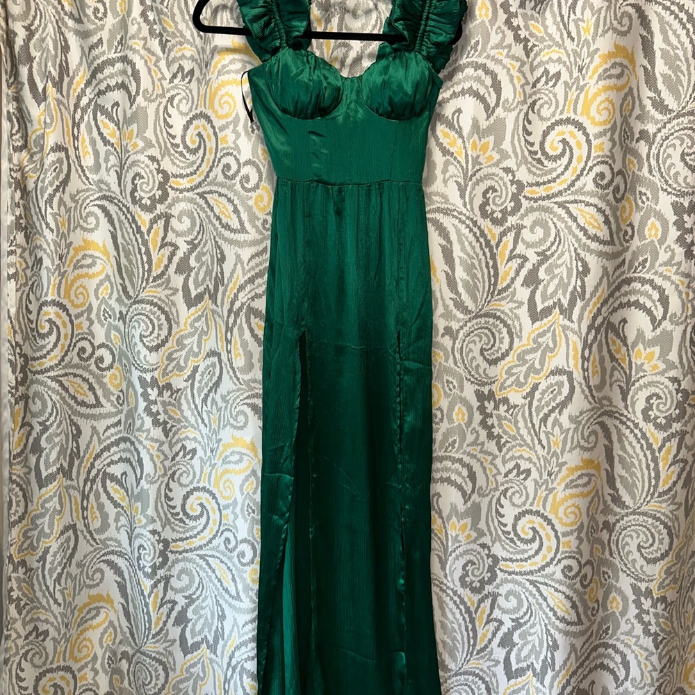 Hello Molly Deep Green Maxi Dress